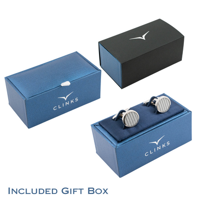 Of All The Walks We've Taken Engraved Cufflinks in Silver