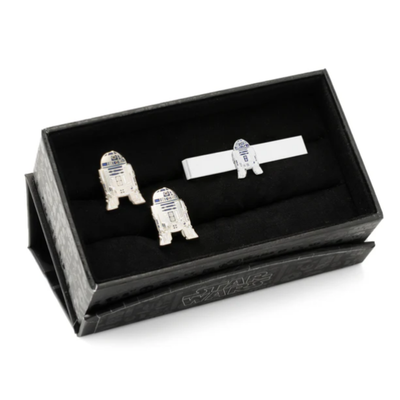 R2D2 Cufflinks and Tie Bar Gift Set