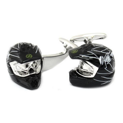 Motocross Helmet Cufflinks