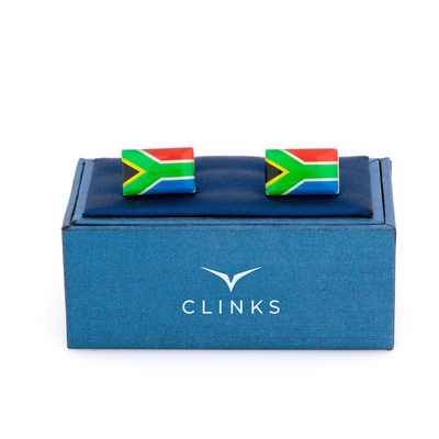 Flag of South Africa - South African Flag Cufflinks