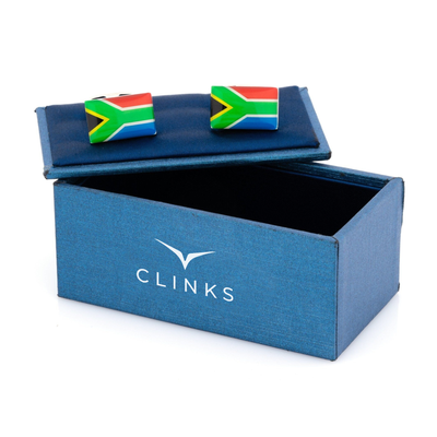 Flag of South Africa - South African Flag Cufflinks