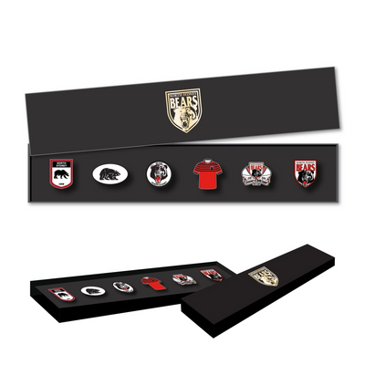 North Sydney Bears Logo NRL Pin Set