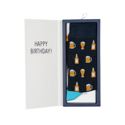 Mens Beer Sock Card