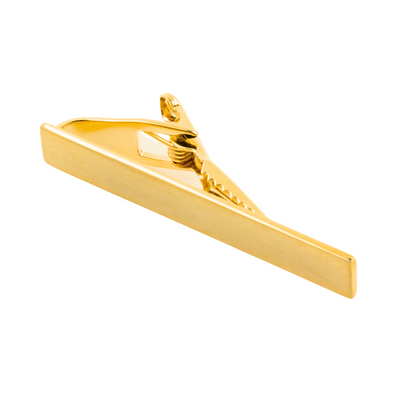 Brushed Gold Tie Clip 50mm