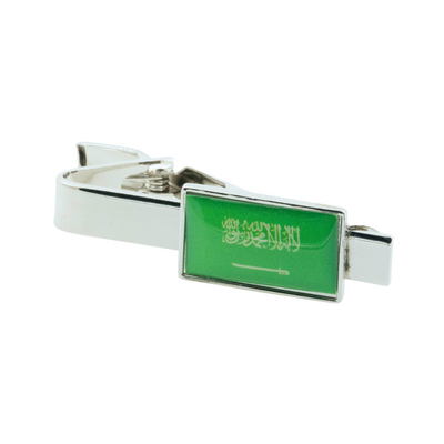 Flag of Saudia Arabia Tie Clip