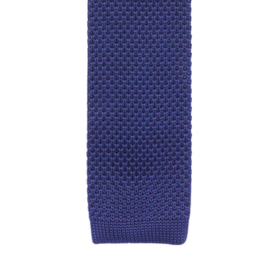 Navy Knitted Tie