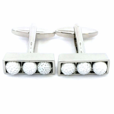 Golf Balls in Box Cufflinks