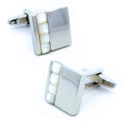 Grey Catseye Square Cufflinks