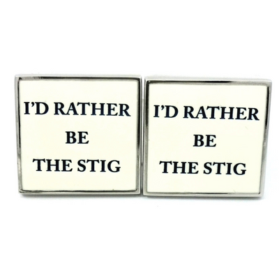 I'd rather be the STIG Cufflinks