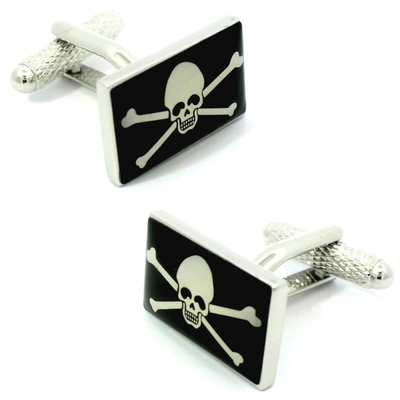 Jolly Roger Pirate Cufflinks