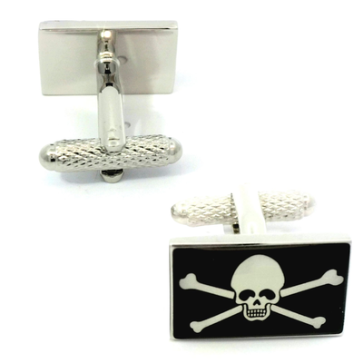 Jolly Roger Pirate Cufflinks