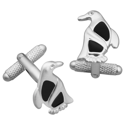 Playful Pair of Penguins Cufflinks