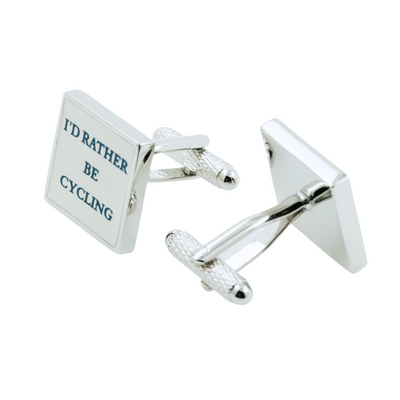 I'd Rather Be Cycling Cufflinks