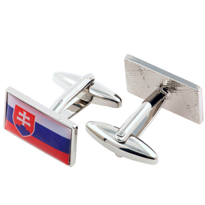 Flag of Slovakia Cufflinks