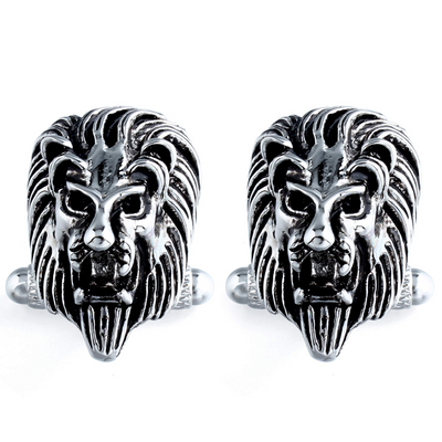 Lion Cufflinks in antique style