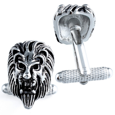 Lion Cufflinks in antique style