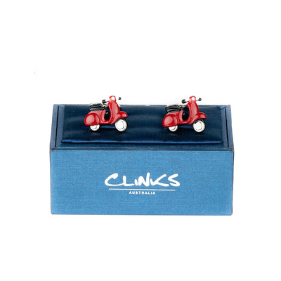 Red Scooter Cufflinks