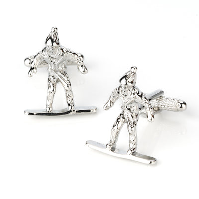 Snowboarder Cufflinks