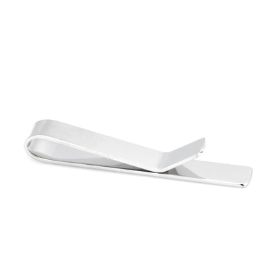 Shiny Silver Tie Bar 55m