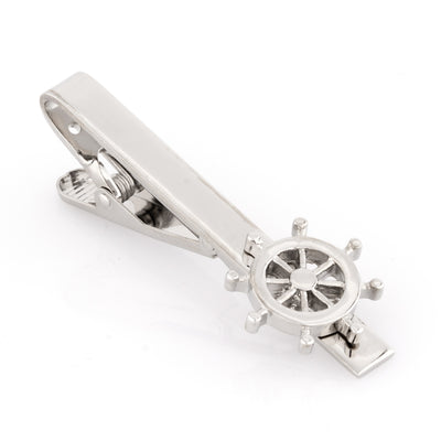 Ships Wheel Tie Clip