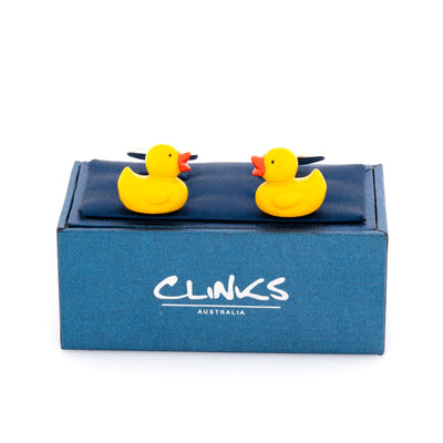 Yellow Rubber Duckie Cufflinks