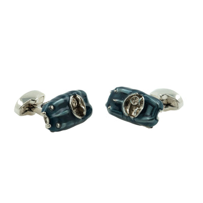 Blue Car Cufflinks