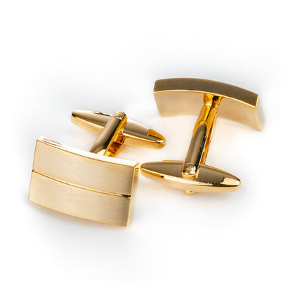 Classic Gold - Single Line Cufflinks, Classic & Modern Cufflinks, CL1305, Mens Cufflinks, Cufflinks, Cuffed, Clinks, Clinks Australia