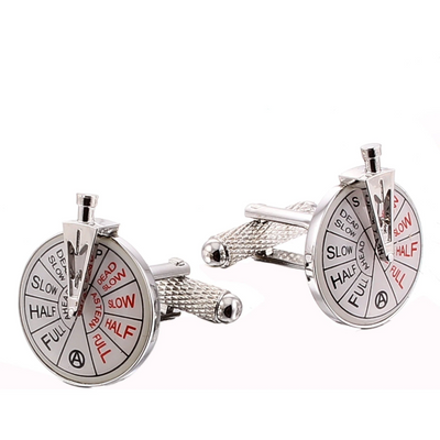 Ship Telegraph with Handle Cufflinks