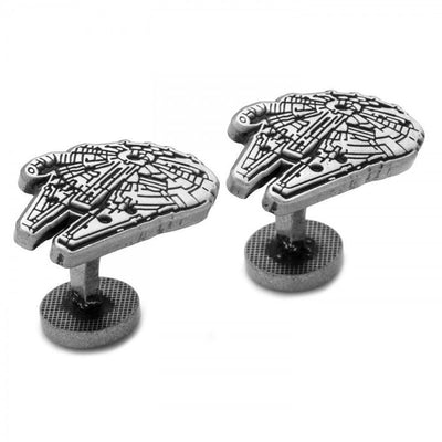 Star Wars Millennium Falcon Silver Cufflinks