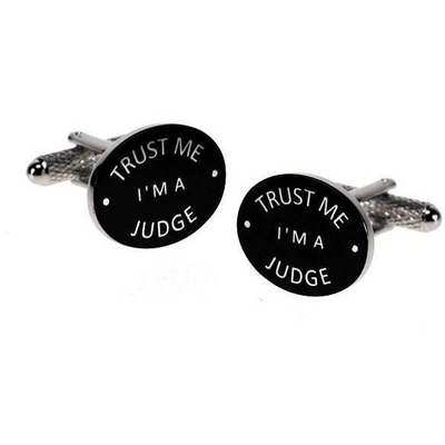 Trust Me I'm a Judge Cufflinks