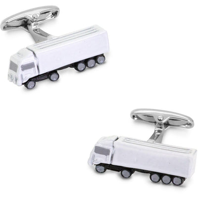 White Truck Cufflinks